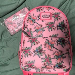 Stranger Things Loungefly mini Backpack + Wallet